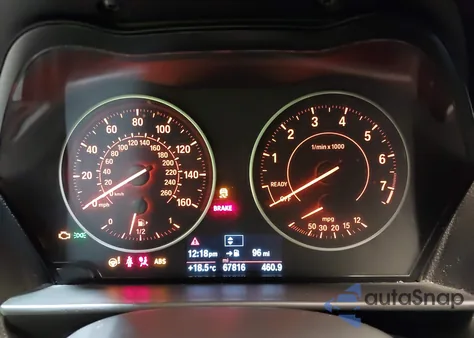 2015 BMW M235 из США, поврежденный, VIN WBA1J7C5XFV289480